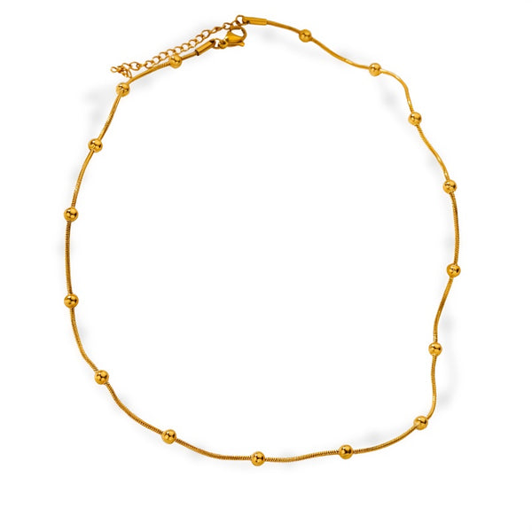 joias-de-luxo, colares femininos elegantes, colares femininos dourados, colares femininos delicados, Colar Feminino de Aço Inoxidável Dourado Serpentine